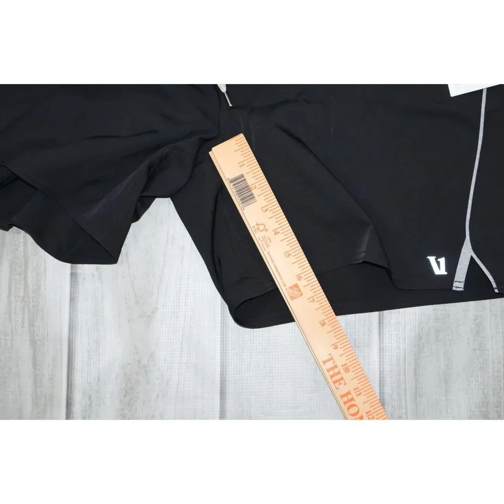 NEW Vuori Shorts Men's XXL Trail 2.0 Black Lined Athletic Gym Run Training 6